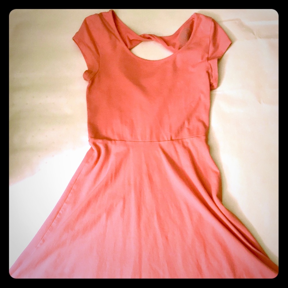 Peach dress